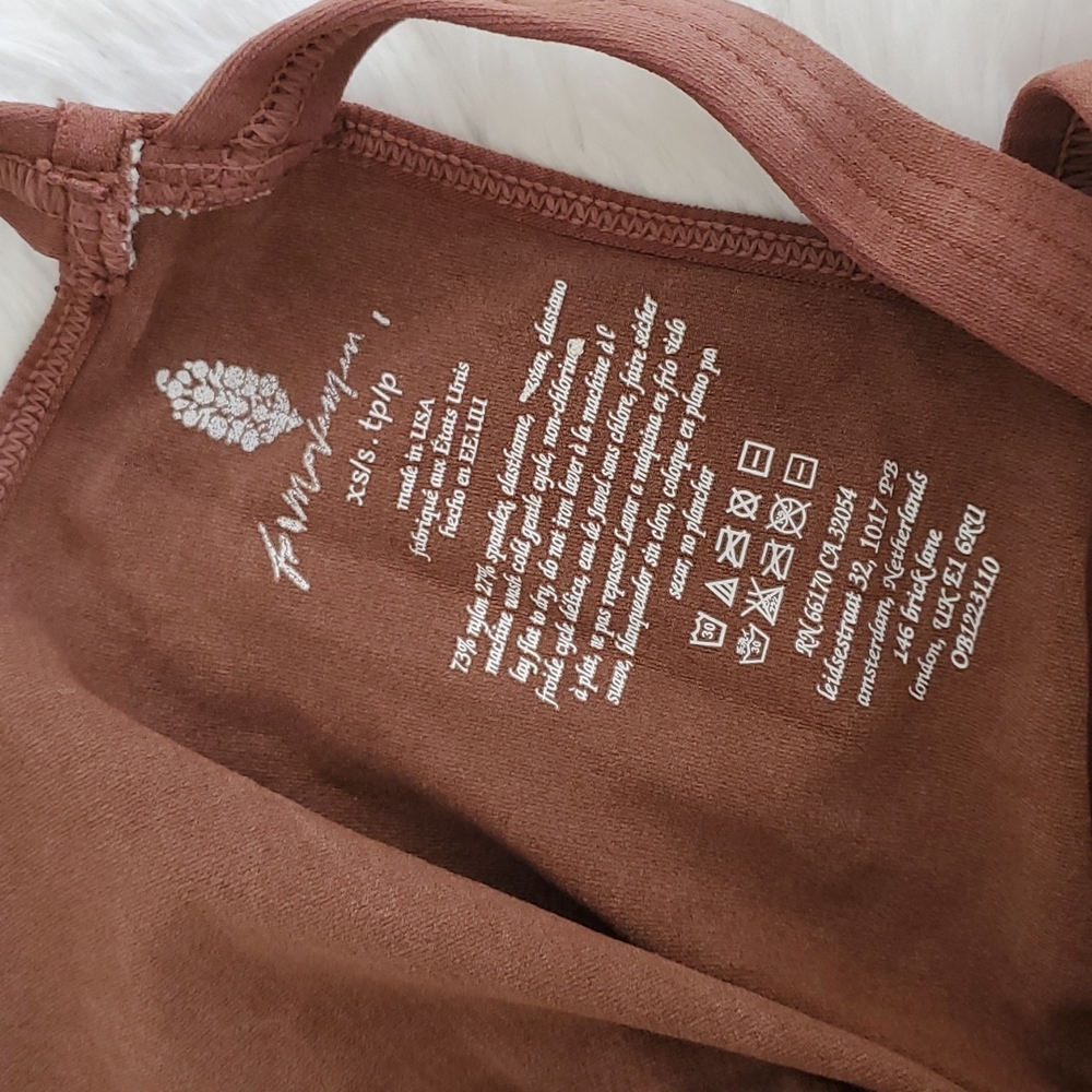41. Free People Good Karma Onesie Nutmeg - Picture 6 of 13